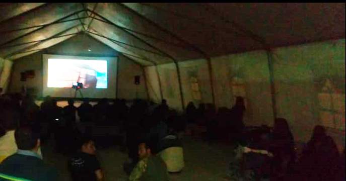 برپایی «سینما اربعین» در مرز ایران و عراق