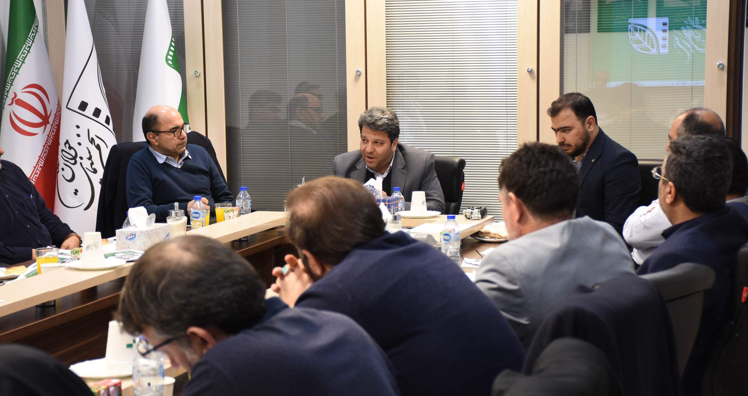 گزارش تصویری/ شصتمین نشست هفتگی محمد خزاعی با مدیران سازمان سینمایی